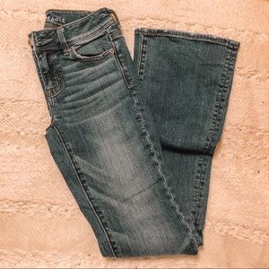 american eagle boot cut jeans size 0